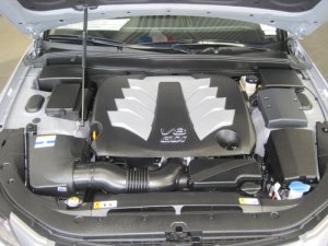 Hyundai Genesis Performance Air Intake - K&N Engineering - High-Flow Air Filter - `09-`14
